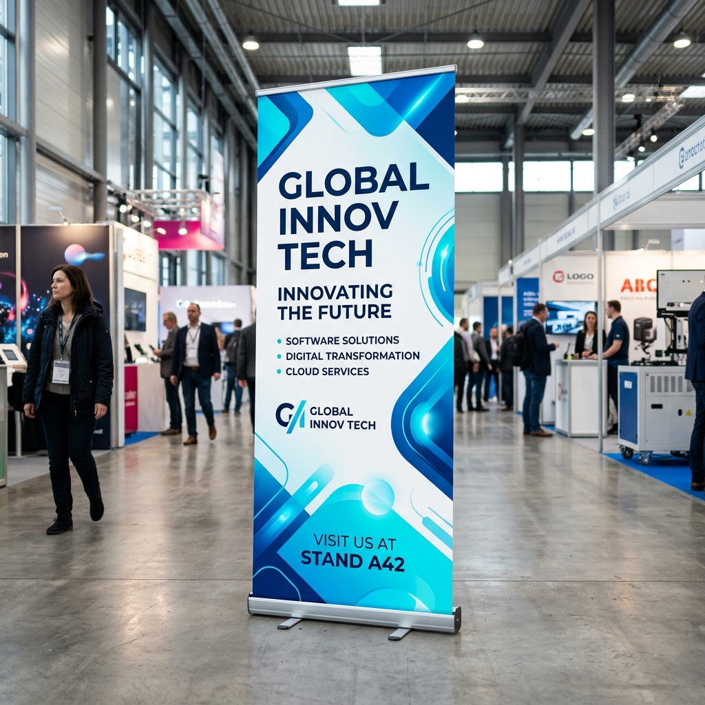 Kakémono roll-up événementiel — IMprim'Flex